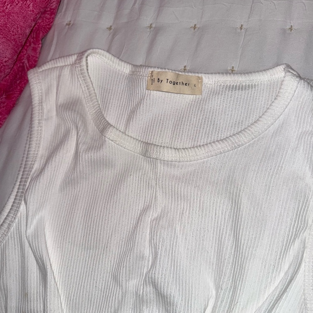White tank top